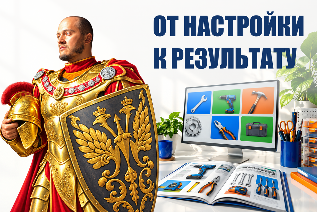 ОТ НАСТРОЙКИ К РЕЗУЛЬТАТУ — тематическая обложка с персонажем Telecobra