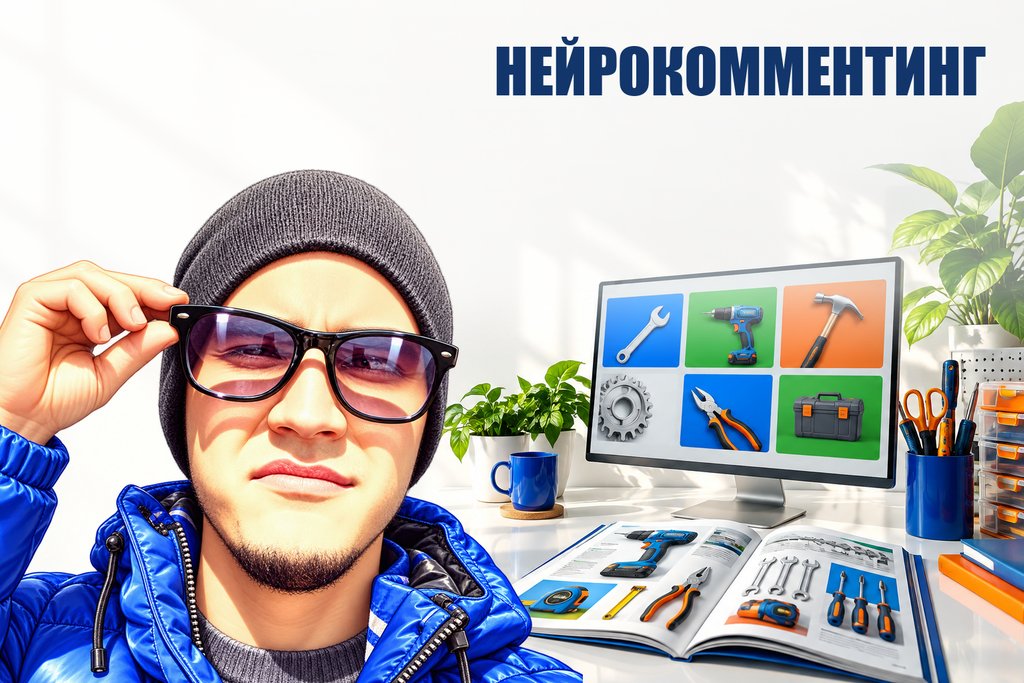 НЕЙРОКОММЕНТИНГ — тематическая обложка с персонажем Telecobra
