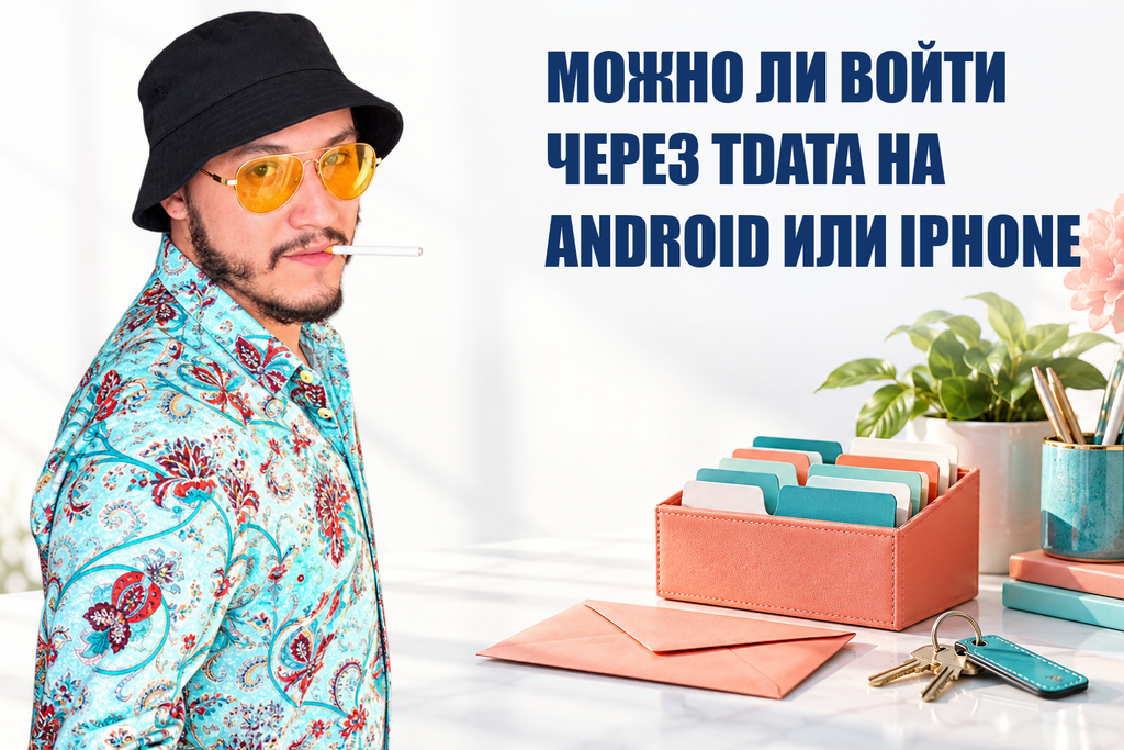 МОЖНО ЛИ ВОЙТИ ЧЕРЕЗ TDATA НА ANDROID ИЛИ IPHONE — тематическая обложка с персонажем Telecobra