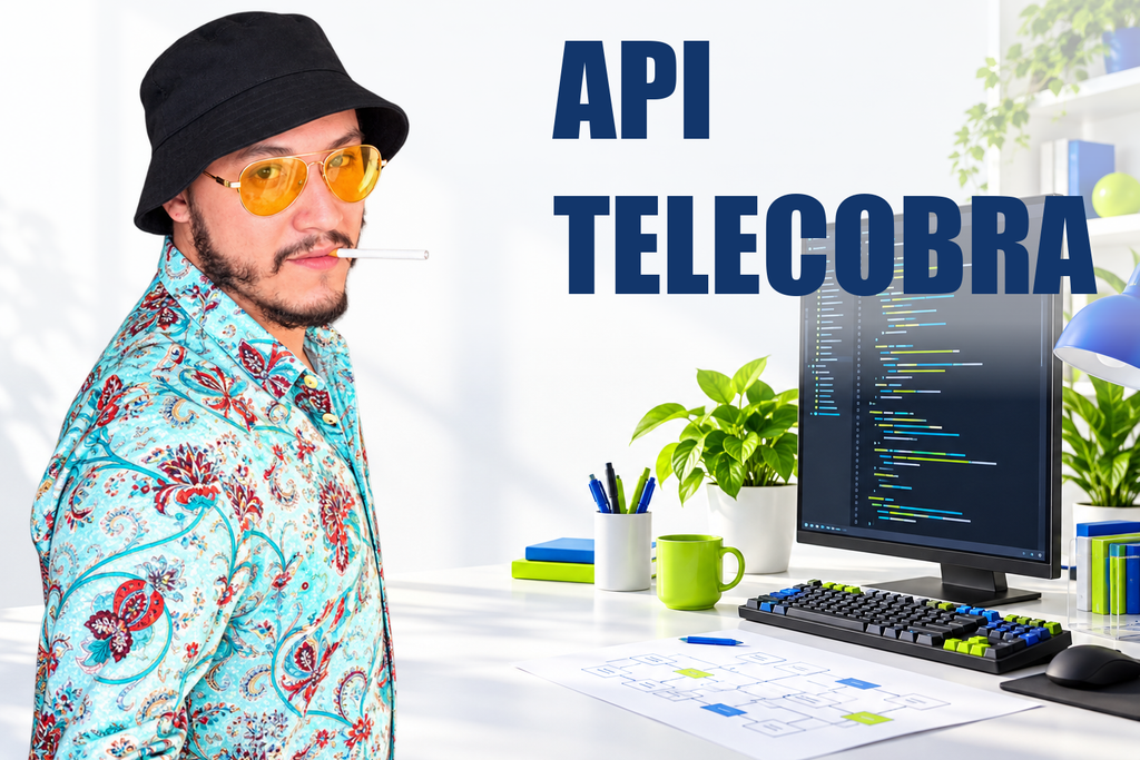 API TELECOBRA — тематическая обложка с персонажем Telecobra